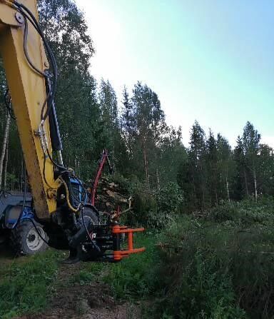 Energiapuun urakointia